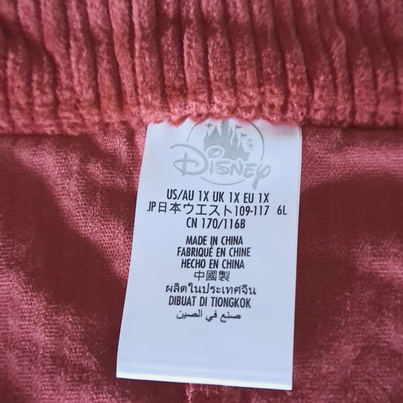 Disney Pixar Turning Red Panda Cordorouy Snap Skirt Size 1XL - Picture 5 of 8